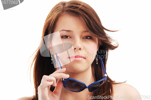 Image of Portrait of a young teenage girl