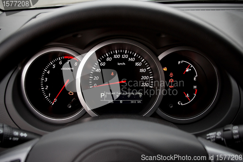 Image of Modern car dashboard