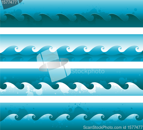 Image of Seamless wave pattern