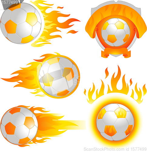 Image of Fire soccer emblem