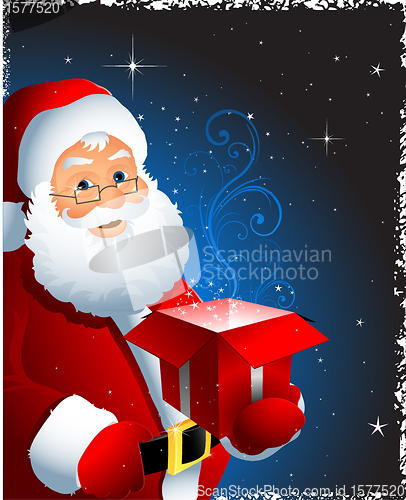 Image of Christmas Santa claus illustration