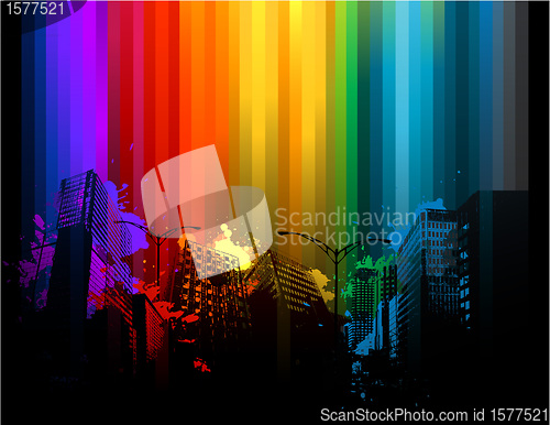 Image of Colorful urban design