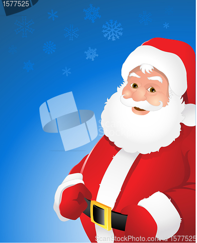 Image of Christmas Santa claus illustration