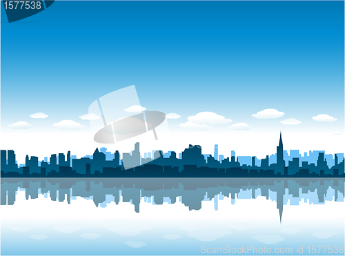 Image of New york cityscape background