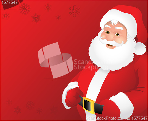 Image of Christmas Santa claus illustration