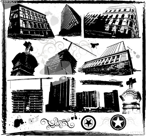 Image of City skyline and skyscraper