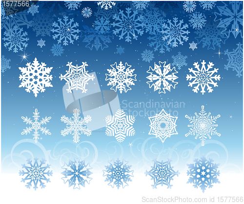 Image of Snowflakes collection set