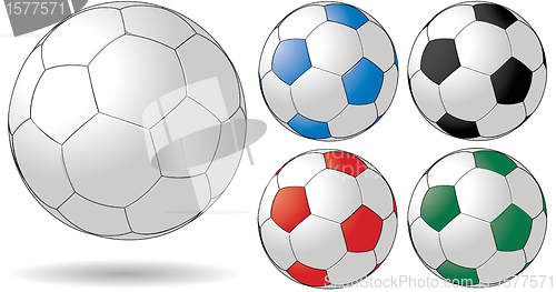 Image of Soccer ball illustration
