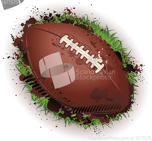 Image of Grunge american football background