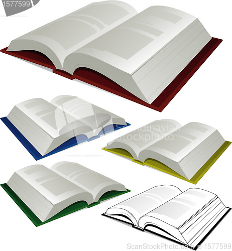 Image of Open book illustration