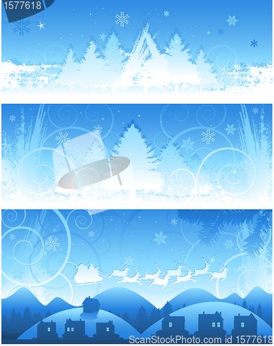 Image of Winter Christmas background