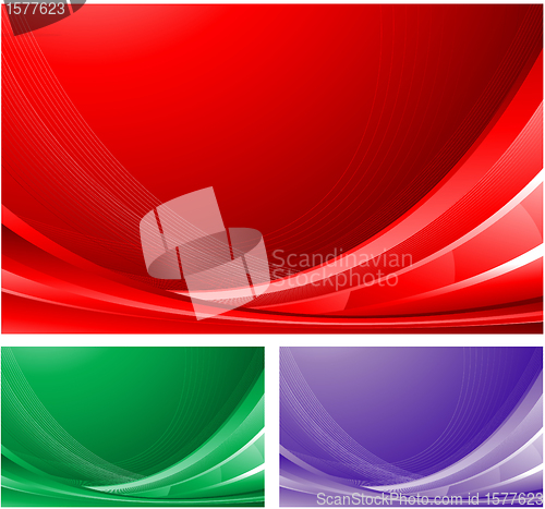 Image of Red abstract composition background