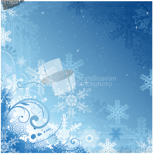 Image of Winter Christmas background