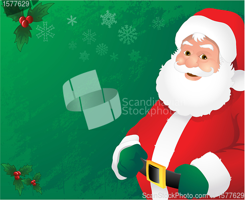 Image of Christmas Santa claus illustration