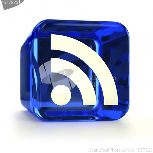 Image of Blue RSS Icon