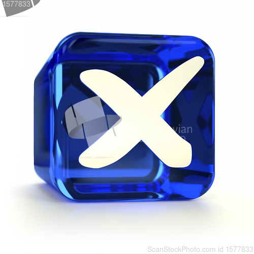 Image of Blue Cross Mark Icon