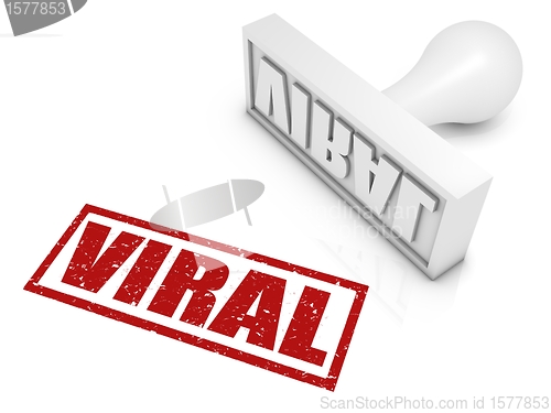 Image of Viral Rubber Stamp