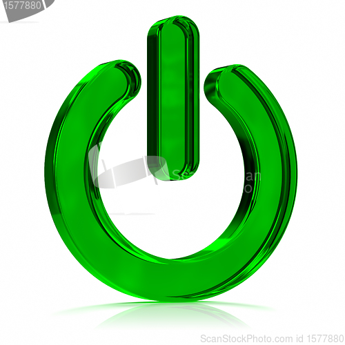 Image of Power On Green Icon