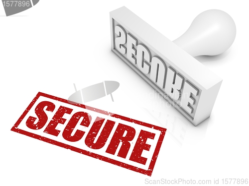 Image of Secure Rubber Stamp