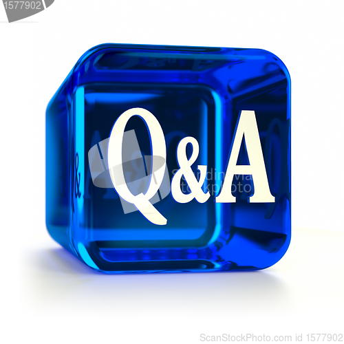 Image of Blue Questions and Answers Icon