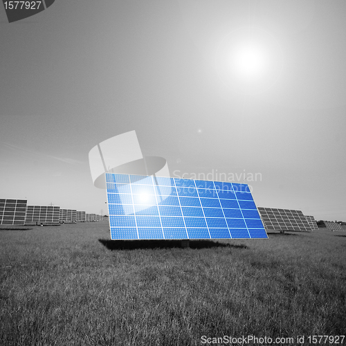 Image of field area for solar installations