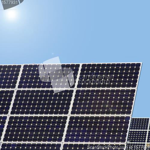 Image of collects solar energy solar