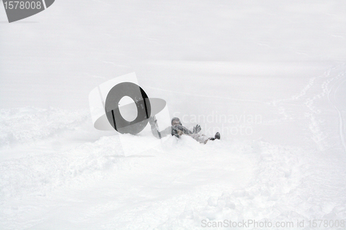 Image of man in the snow