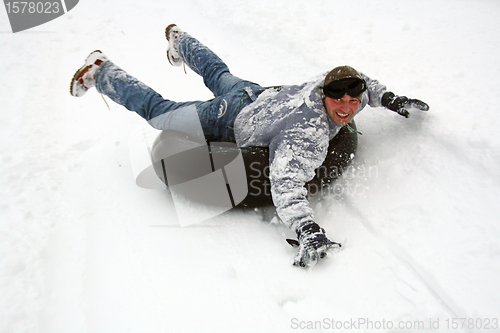 Image of play in the snow