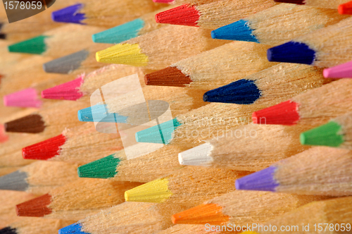 Image of Colored Pencils Macro