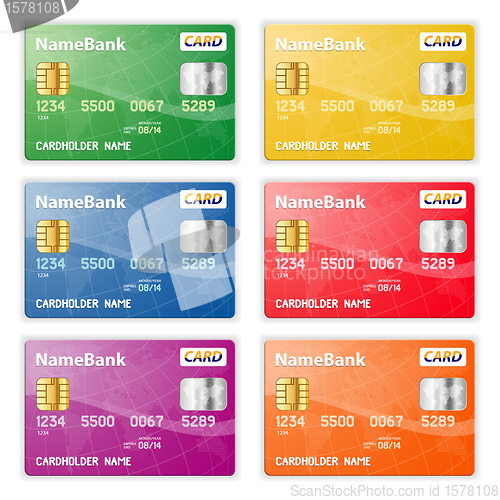 Image of Set of Credit Cards