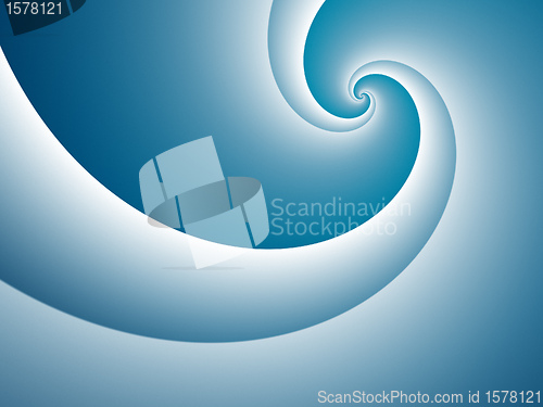 Image of blue spiral background