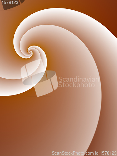 Image of red spiral background