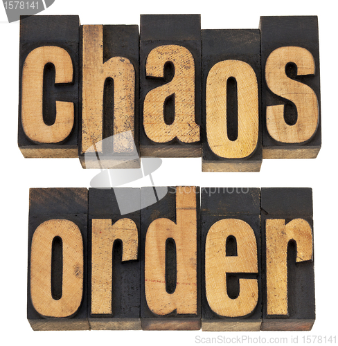 Image of chaos and order