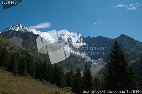 Image of Mont-Blanc in summer