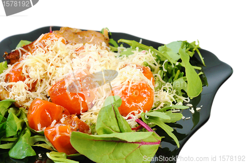 Image of Salad with arugula and tomatoes