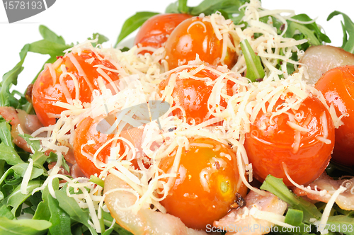 Image of Salad with arugula and tomatoes