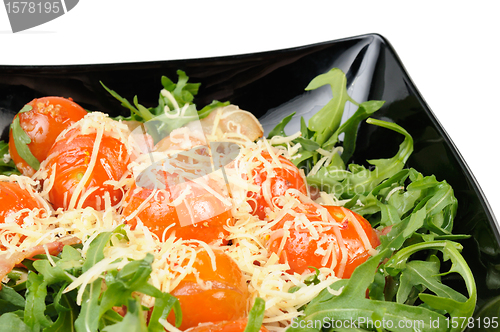 Image of Salad with arugula and tomatoes