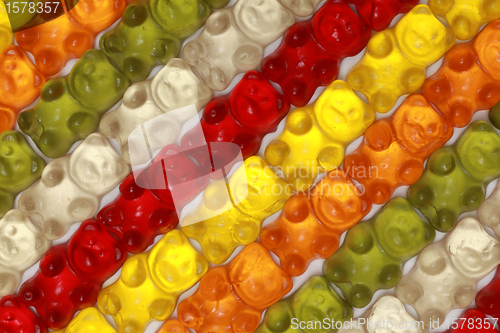 Image of Gummy Bears Background