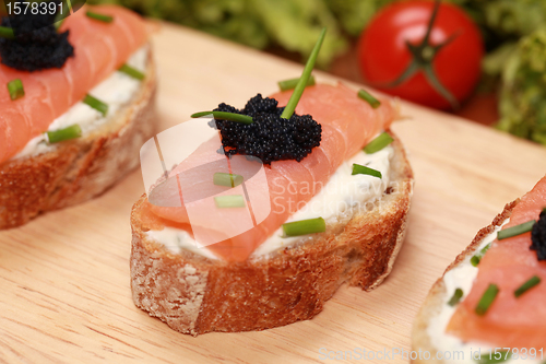 Image of Fingerfood with smoked salmon