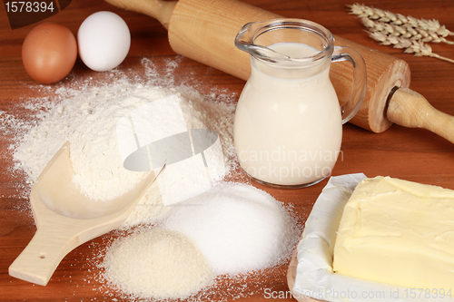 Image of Ingredients for baking