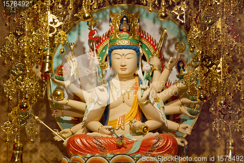 Image of Longevity Bodhisattva Samantabhadra Goddess Statue