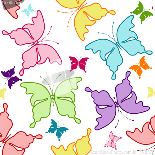 Image of Seamless white pattern