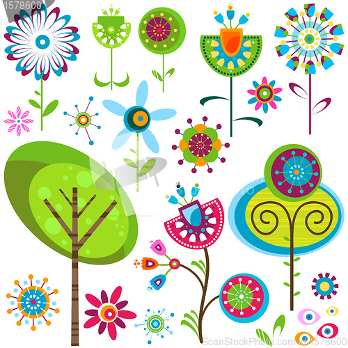 Image of whimsy flowers