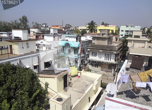 Image of Scene from a roof in Salt Lake, Kolkata, India.