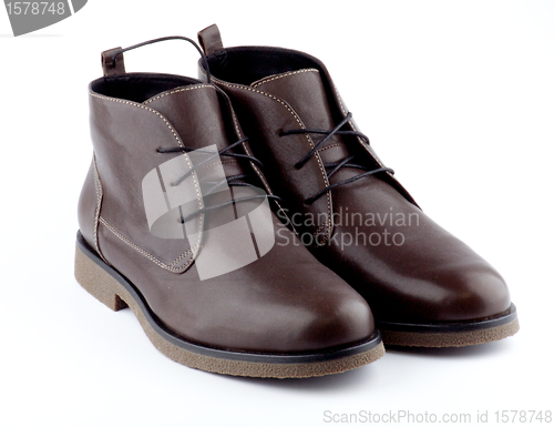 Image of Brown man's shoes 