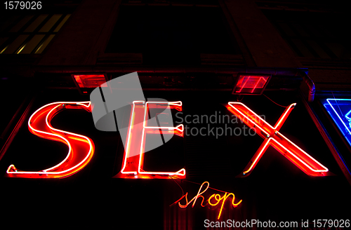 Image of Sexy shop entrance