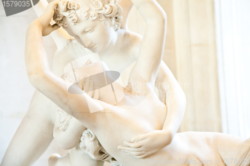 Image of Psyche revived by Cupid kiss