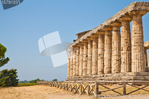 Image of Paestum temple - Italy