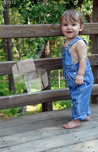 Image of Blue Overalls