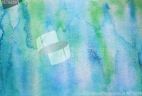 Image of Abstract watercolor background on paper texture 